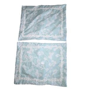 Simply Shabby Chic Kids Green Butterfly Ruffle Pillow Shams Set Of 2 Standard